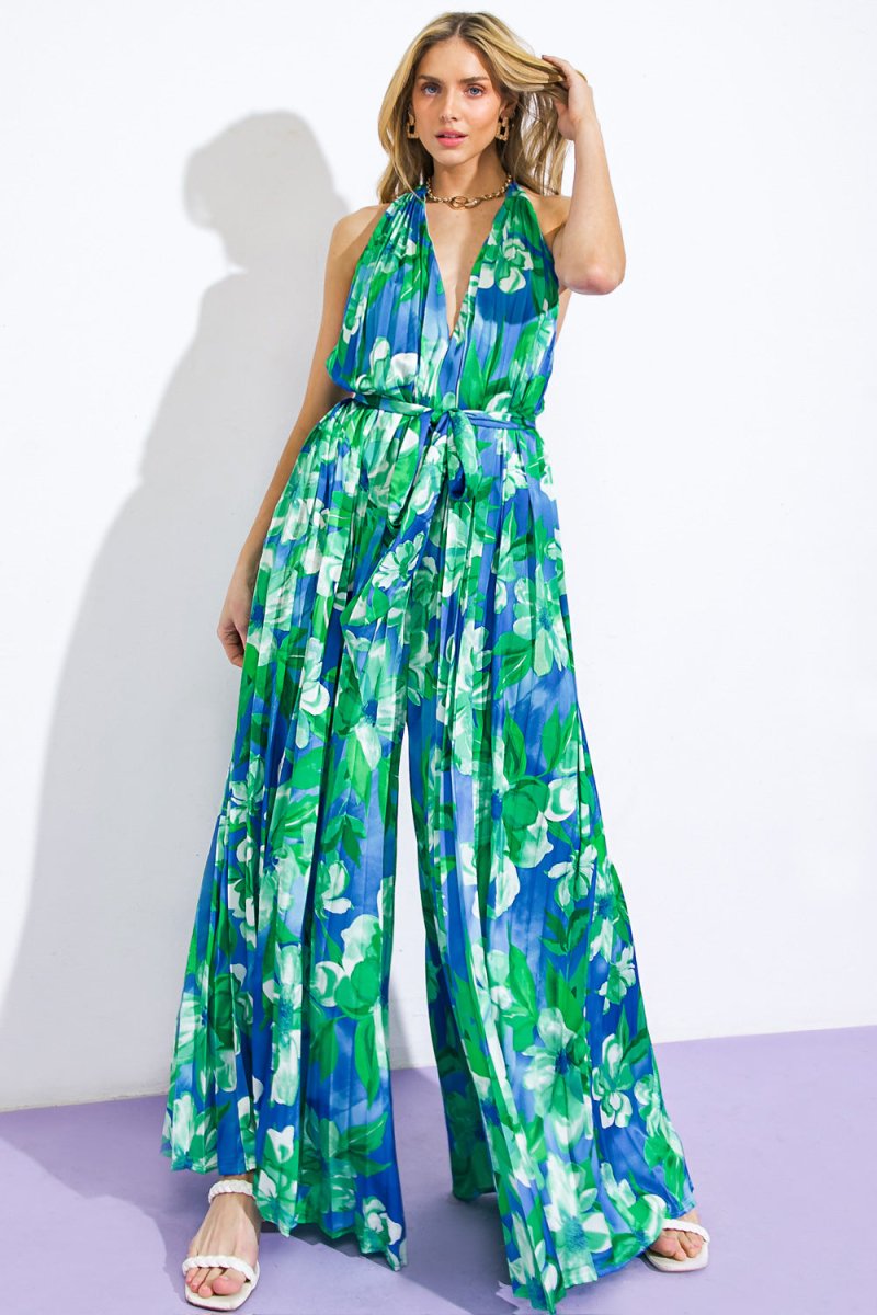 FRIDAY EVENING WOVEN JUMPSUIT - Love Salve
