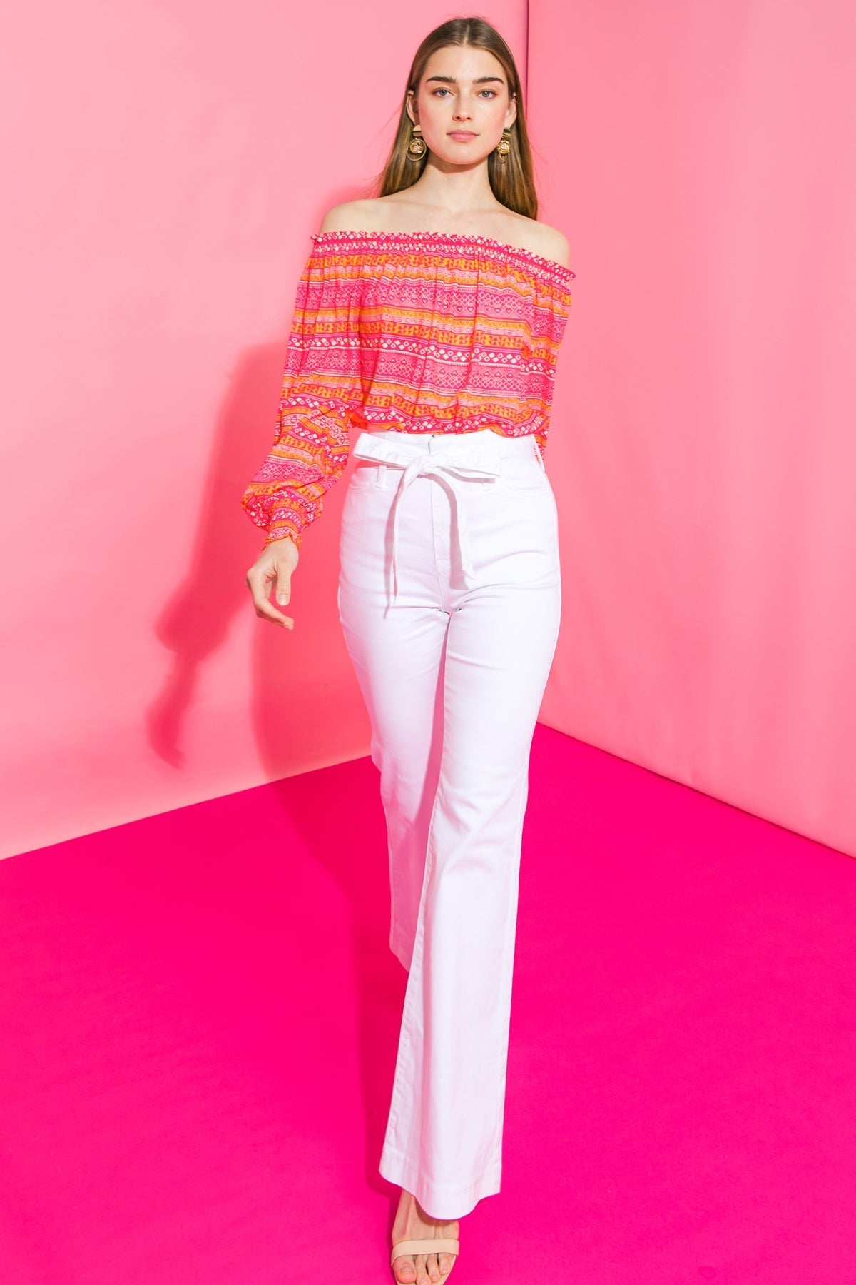 COSMO PLEASE WOVEN TOP Flying Tomato