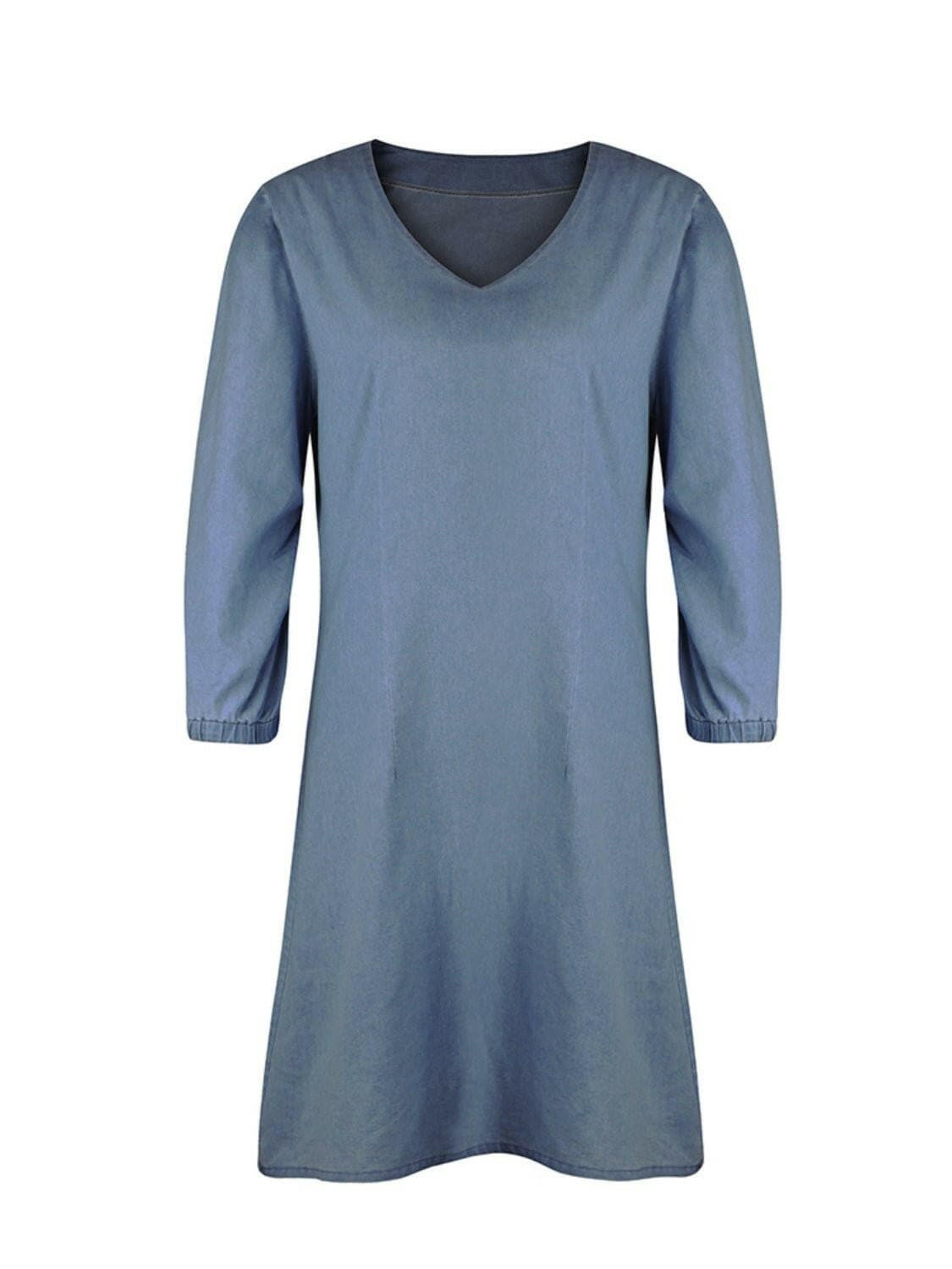 Denim V-Neck Dress with Half SleevesDenim V-Neck Dress with Half Sleeves
 
 
Classic Yet Stylish: Elevate your look with our Denim V-Neck Dress that seamlessly blends timeless elegance with modern trenLove Salve -Neck Dressjust arrived