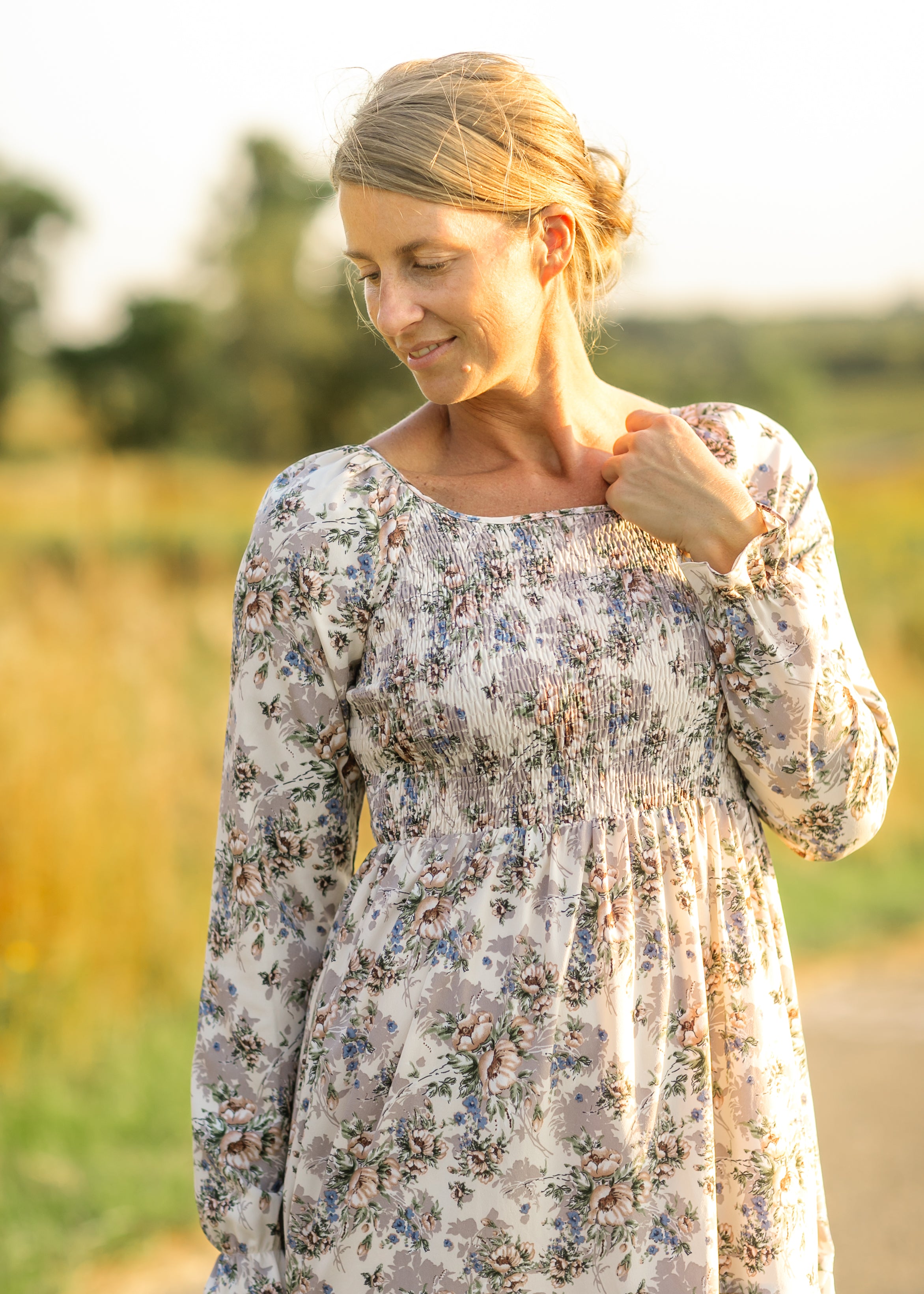 Gia Long Sleeve Maxi Dress Inherit Co.