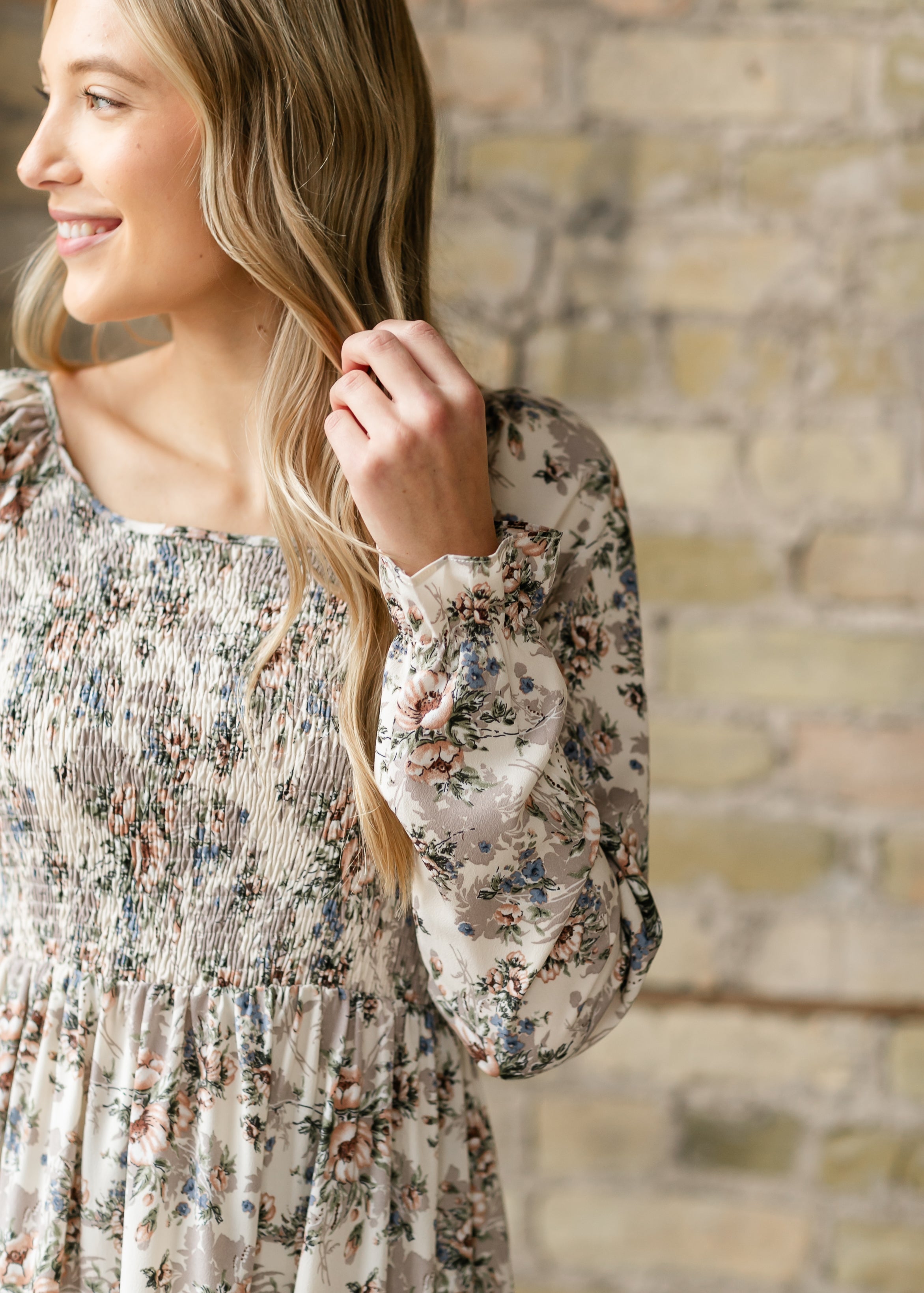 Gia Long Sleeve Maxi Dress Inherit Co.