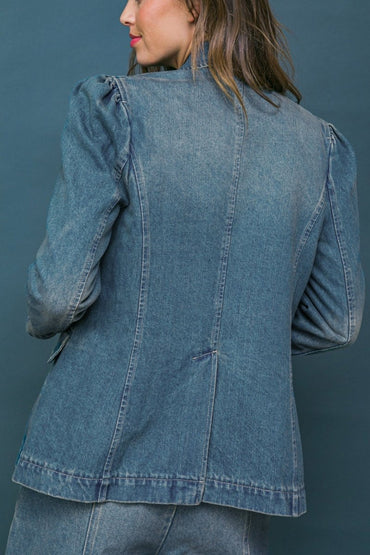GIVE IT YOUR ALL DENIM BLAZER - Love Salve