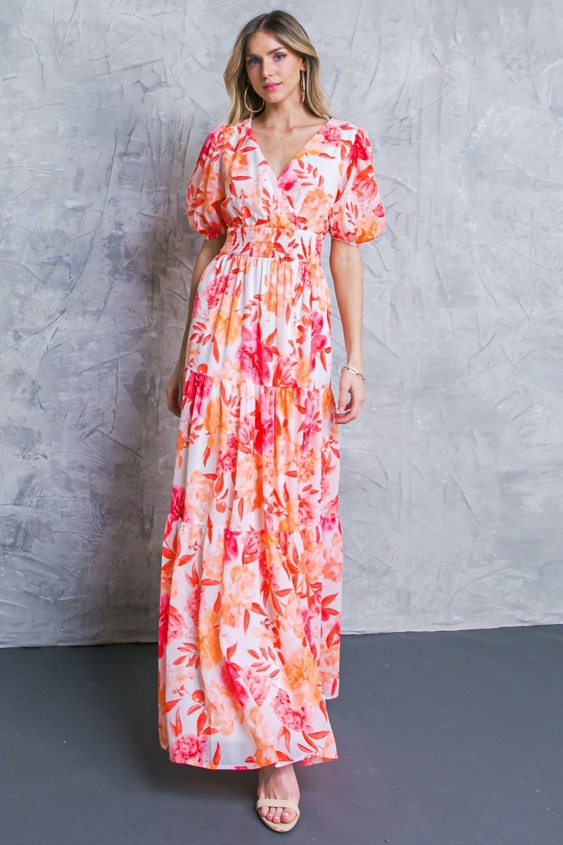 GLAD TO SEE YOU WOVEN MAXI DRESS - Love Salve