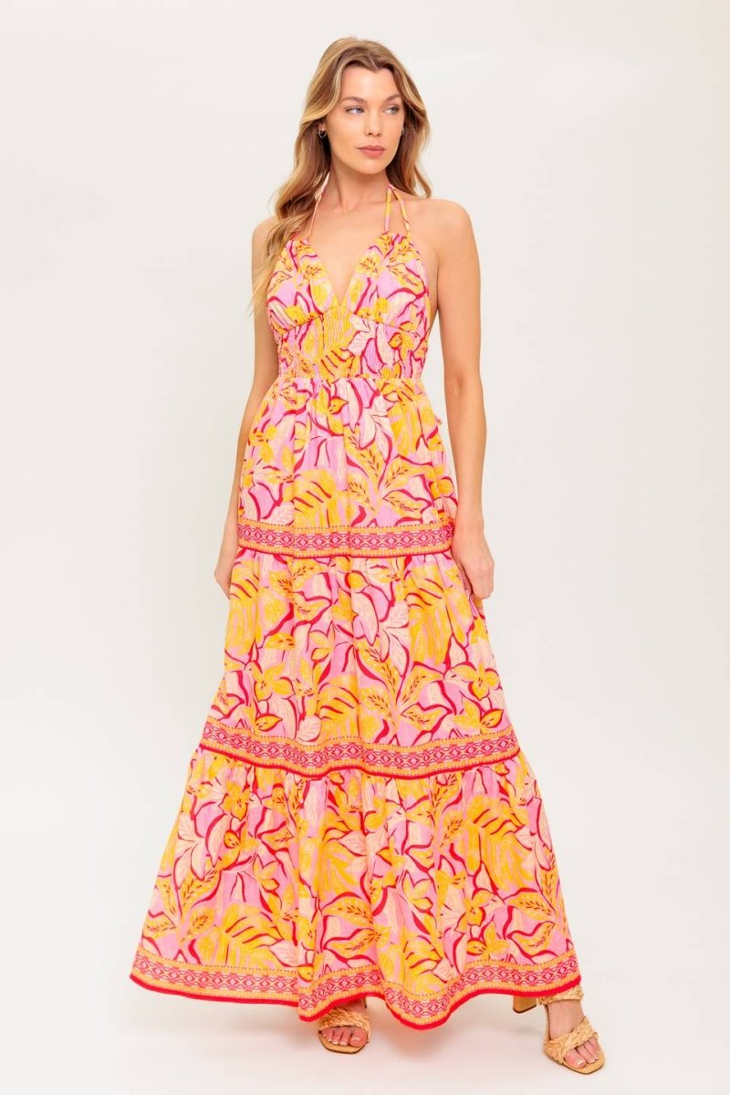 GO WITH GRACE WOVEN MAXI DRESS - Love Salve