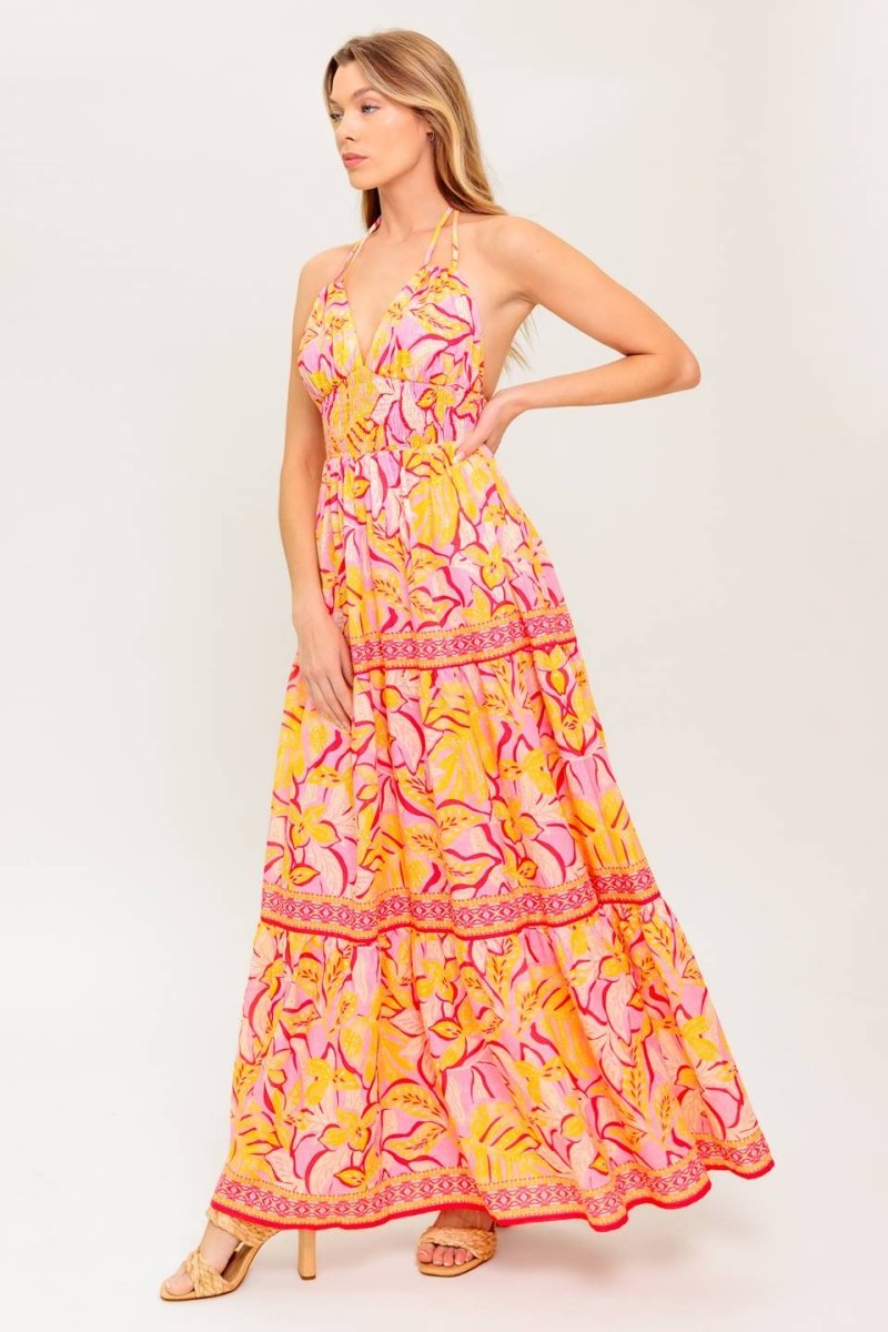 GO WITH GRACE WOVEN MAXI DRESS - Love Salve