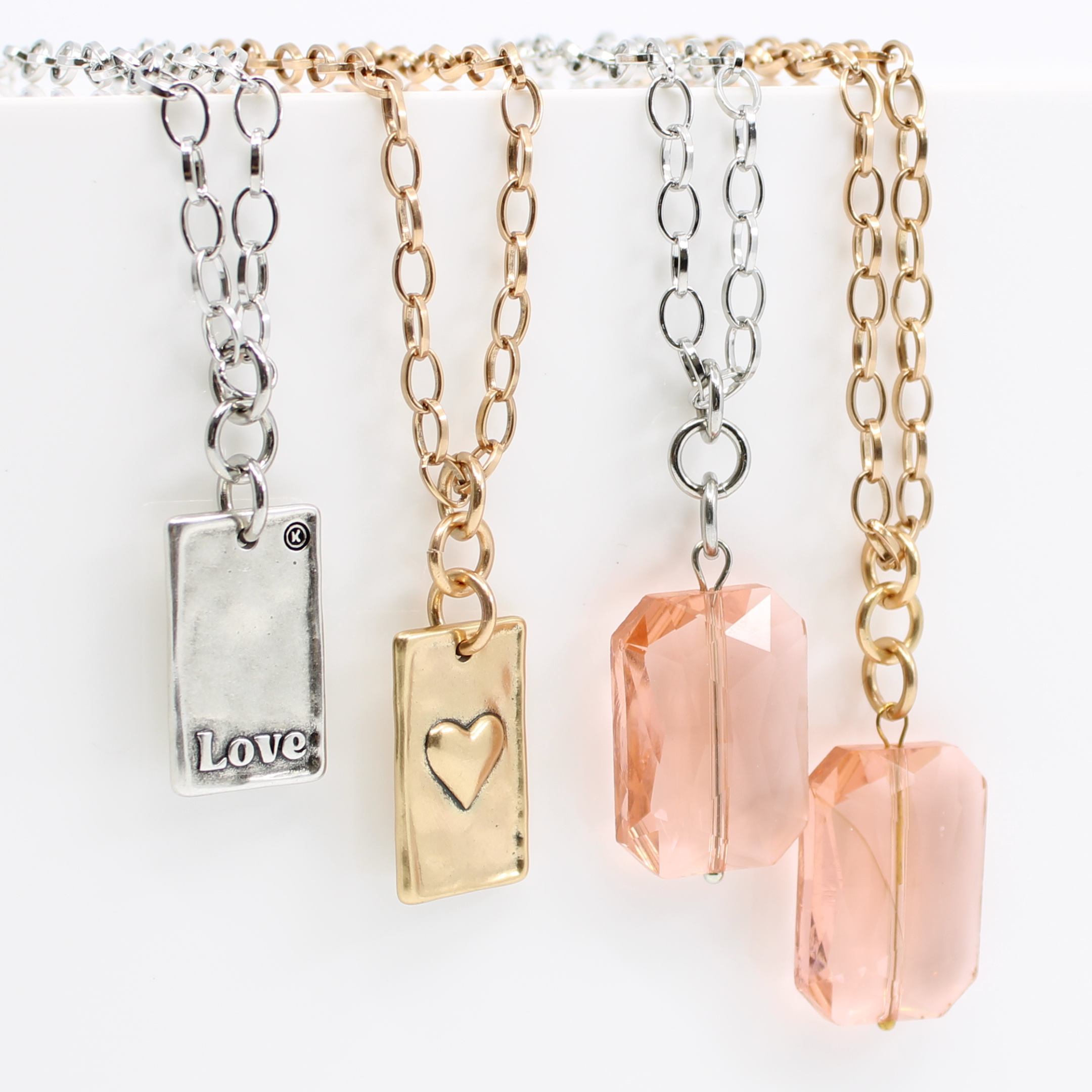 Katia Designs Love Heart Original Lite Necklace presented in elegant packaging, ready for gifting to a loved one.