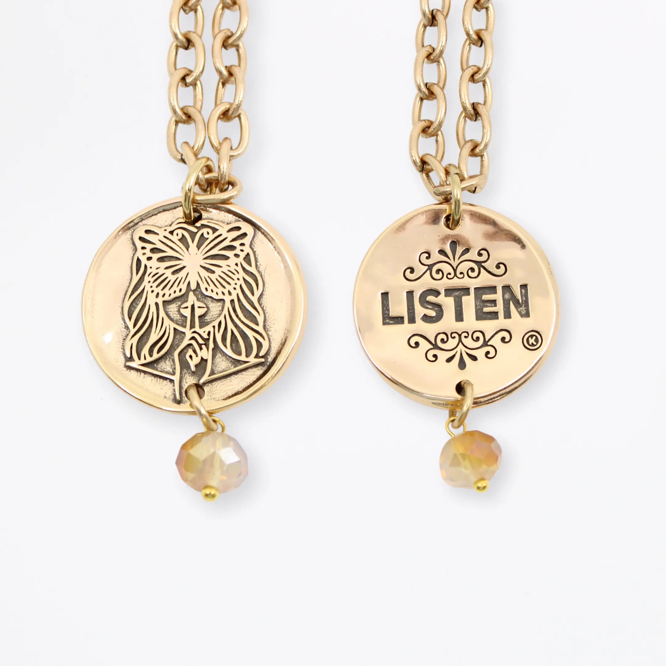 Listen Madame Butterfly Essential Necklace Katia Designs