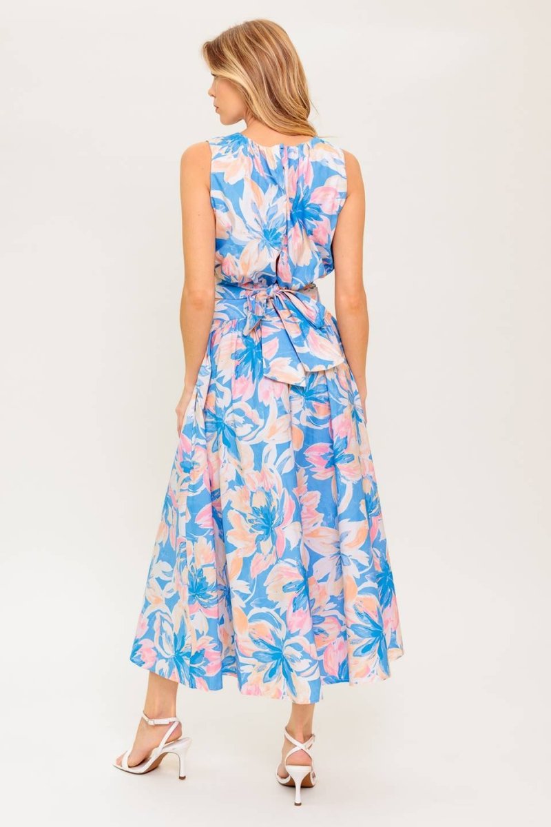 GOLDEN HOUR HARMONY WOVEN TOP AND SKIRT SET - Love Salve