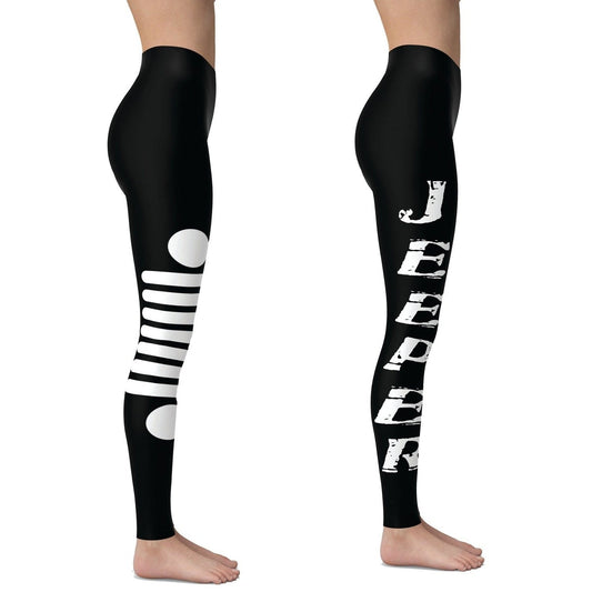 Jeeper Jeep Grill Black and White and Pockets MM