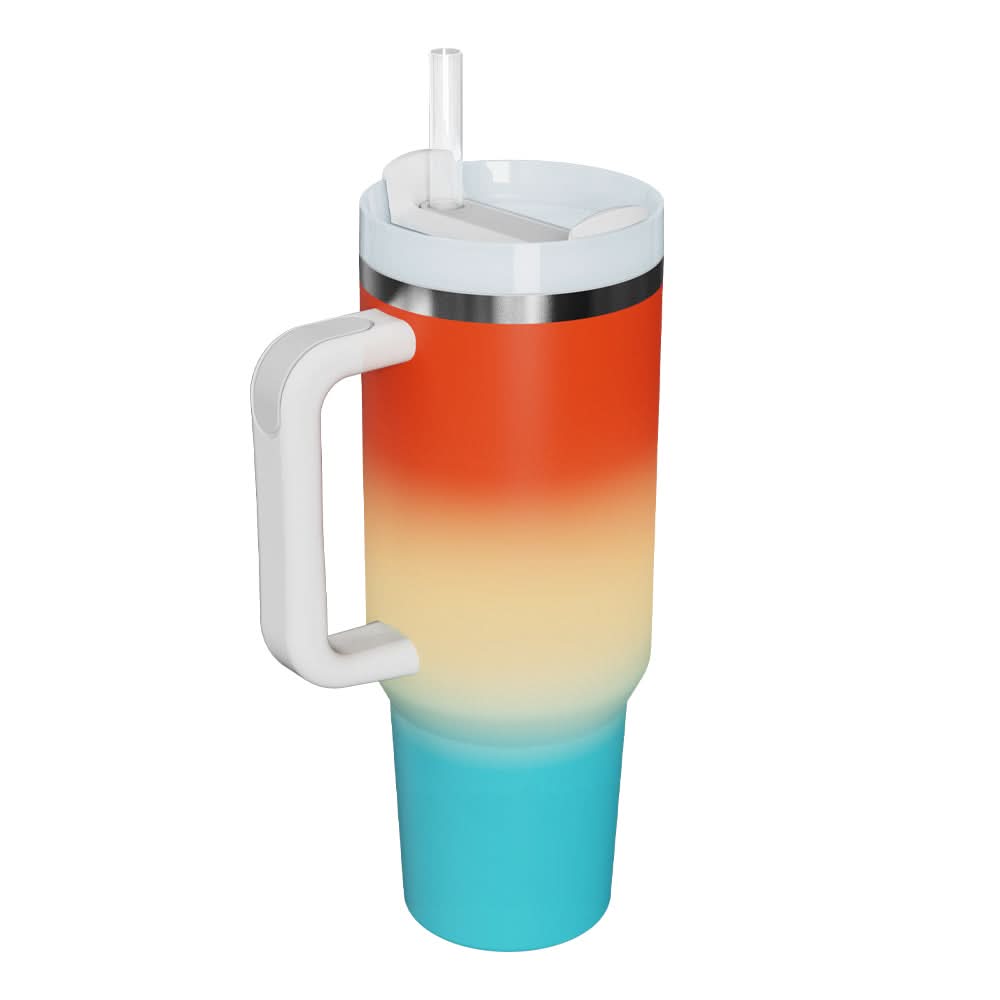 Gradient Multicolor Stainless Steel Tumbler - Love Salve 