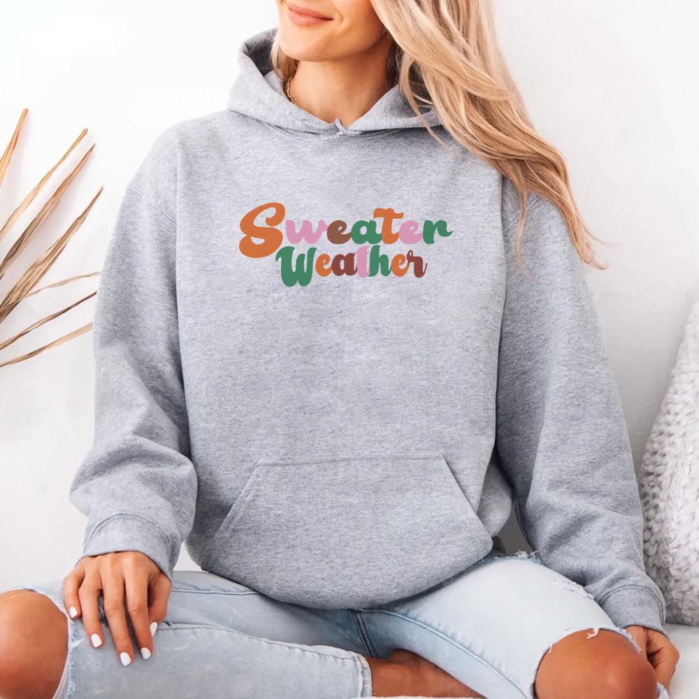 Sweater Weather Fall Vibes Hoodie Adorb Custom Tees