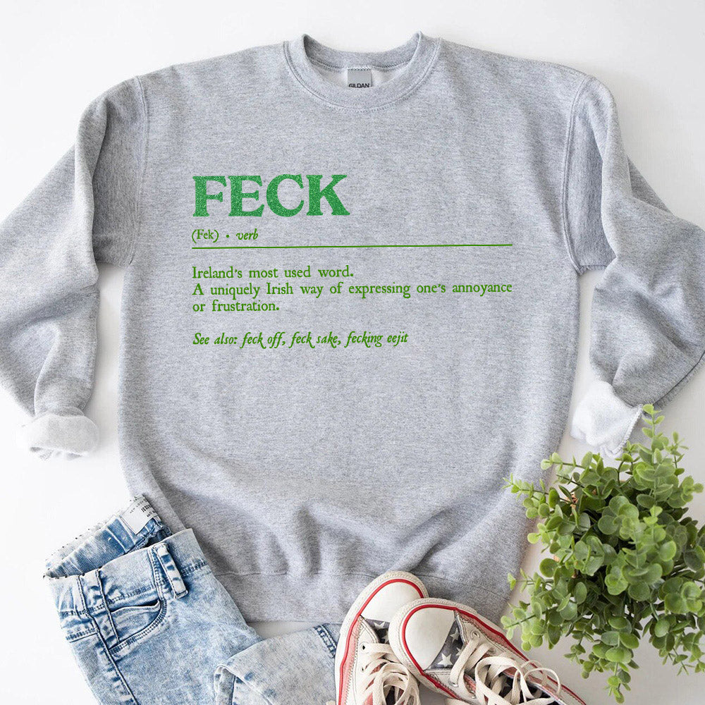 St. Patrick's Feck Definition Tees Adorb.co