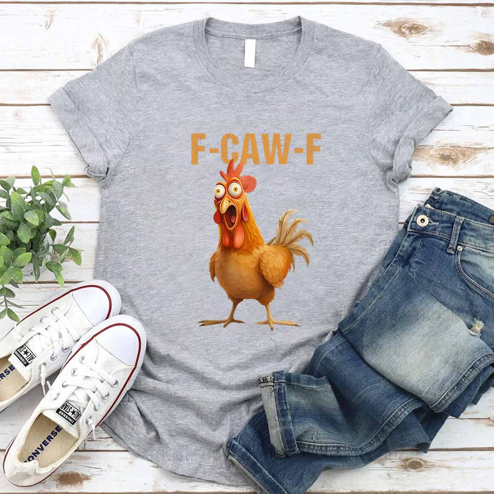 Funny F-Caw-F Rooster Unisex T-Shirt Adorb Custom Tees