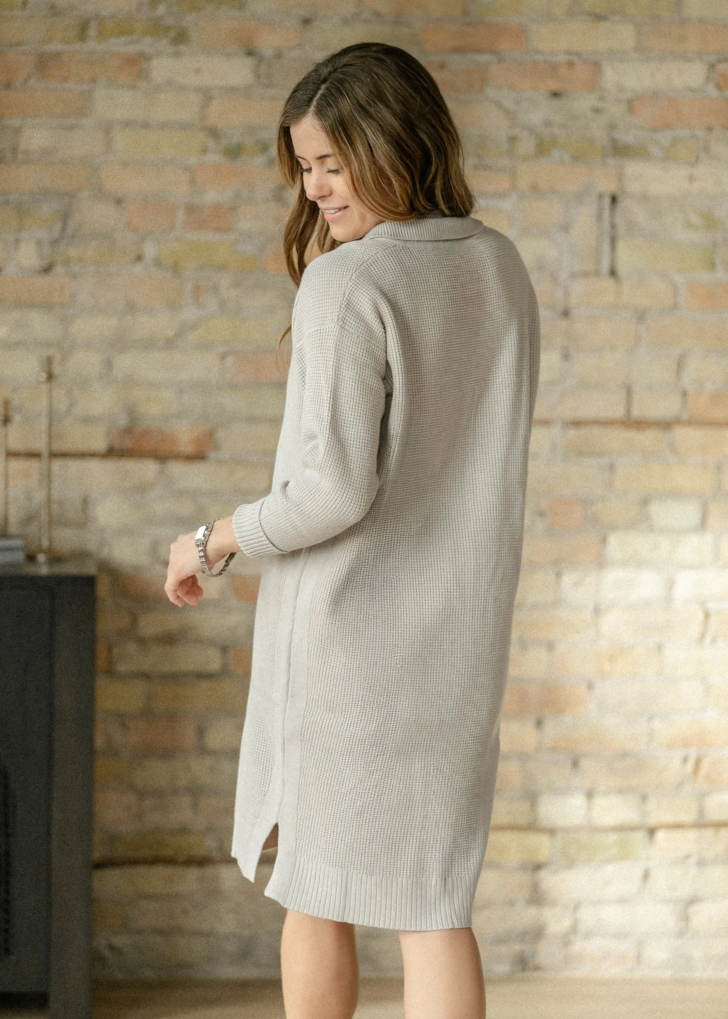 Hampton Waffle Knit Dress Inherit Co.