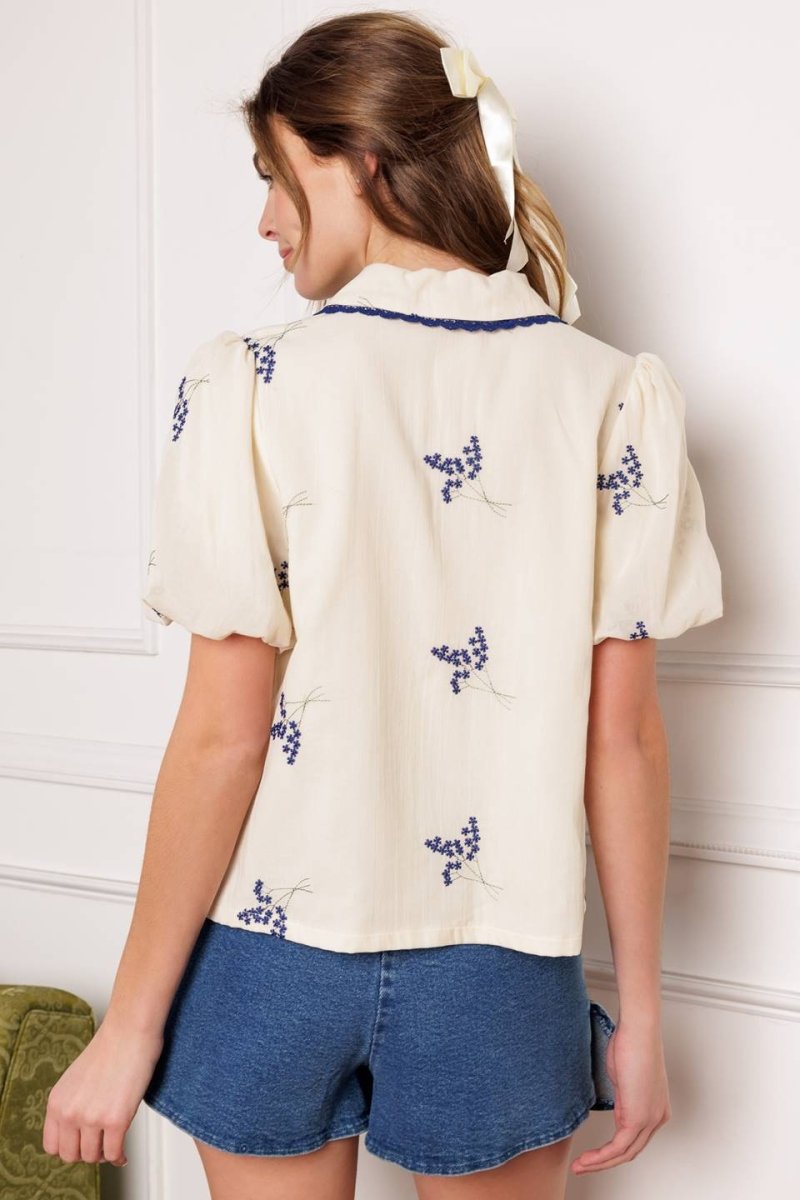 HAPPINESS COMES WOVEN TOP - Love Salve 