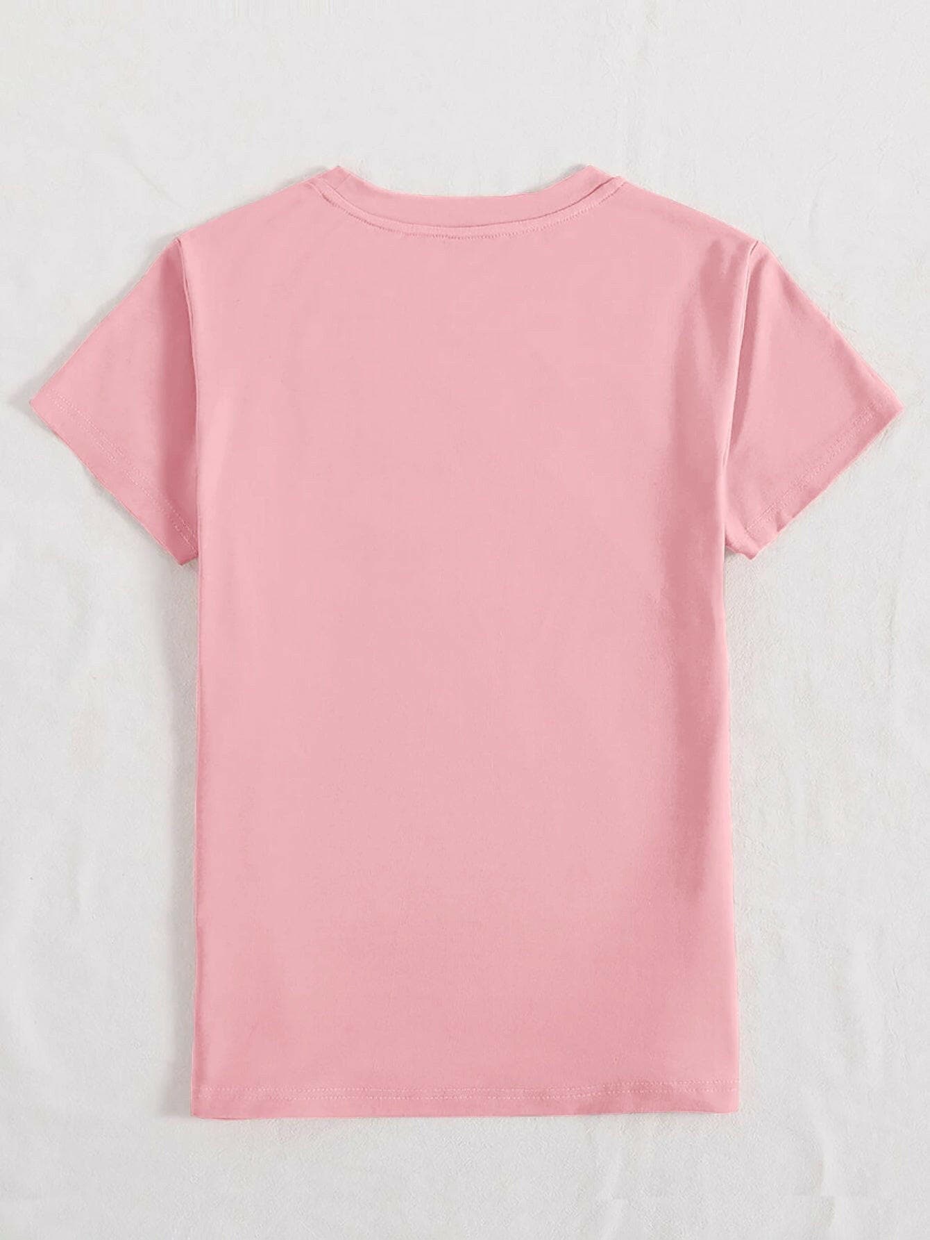 HAPPY EASTER Round Neck Short Sleeve T-Shirt - Love Salve