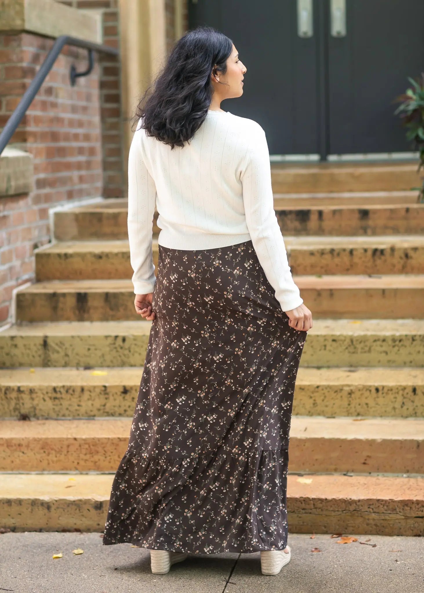 Havyn Lined Maxi Skirt Inherit Co.