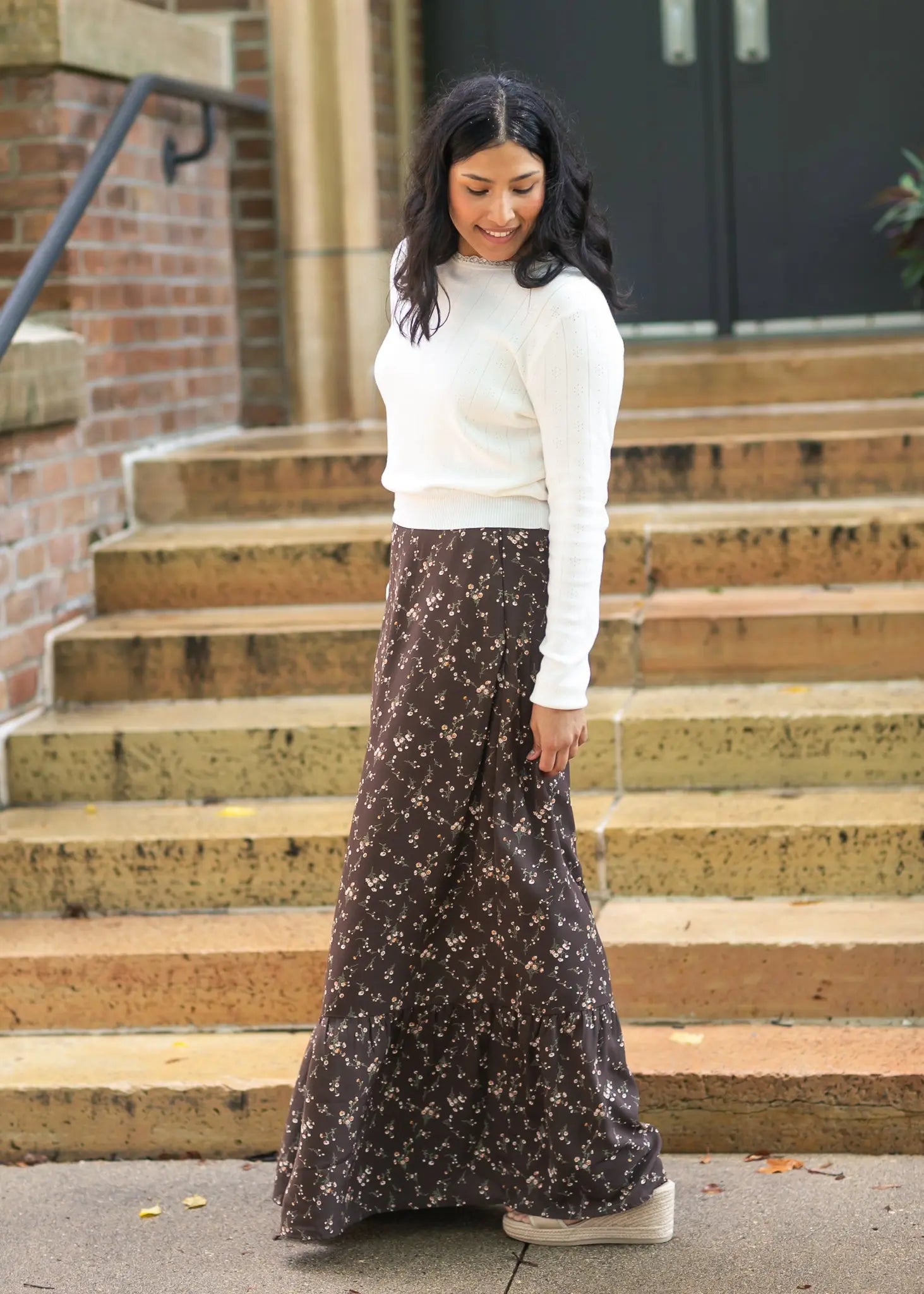 Havyn Lined Maxi Skirt Inherit Co.