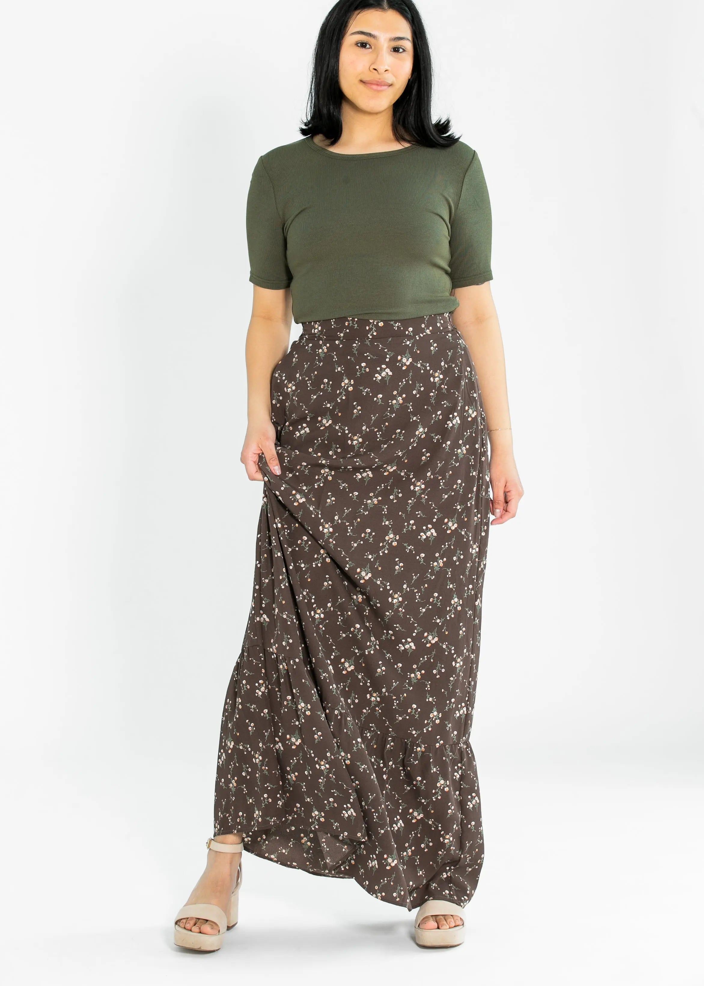 Havyn Lined Maxi Skirt Inherit Co.