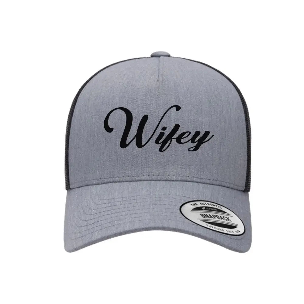 Embroidered Wifey Trucker Hat – Classic Mesh Cap for Wedding or Anniversary Adorb.co