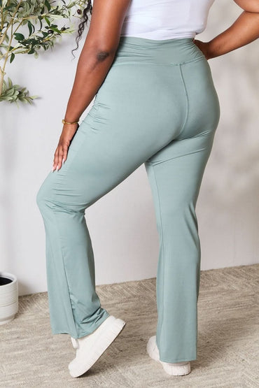 Heimish Full Size Wide Waistband Sports Pants - Love Salve 