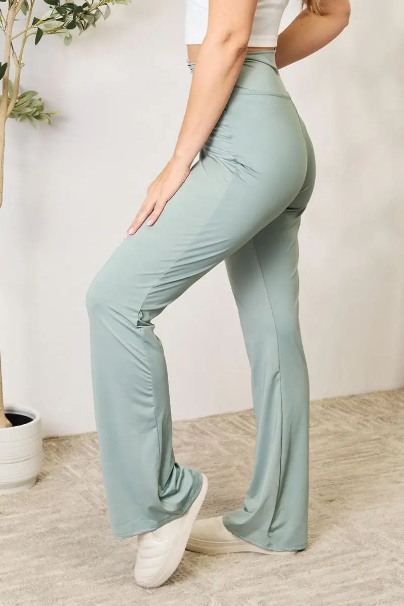 Heimish Full Size Wide Waistband Sports Pants - Love Salve 