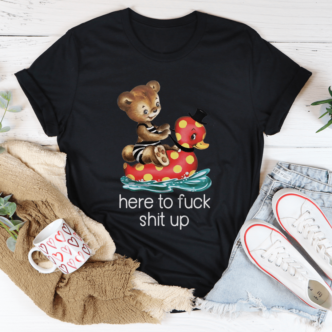 Here To F* Tee - Love Salve 