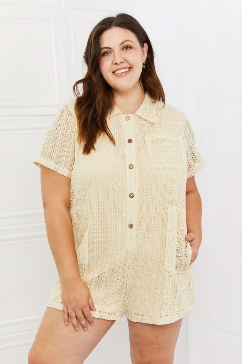 HEYSON Ready For The Day Crochet Romper - Love Salve 