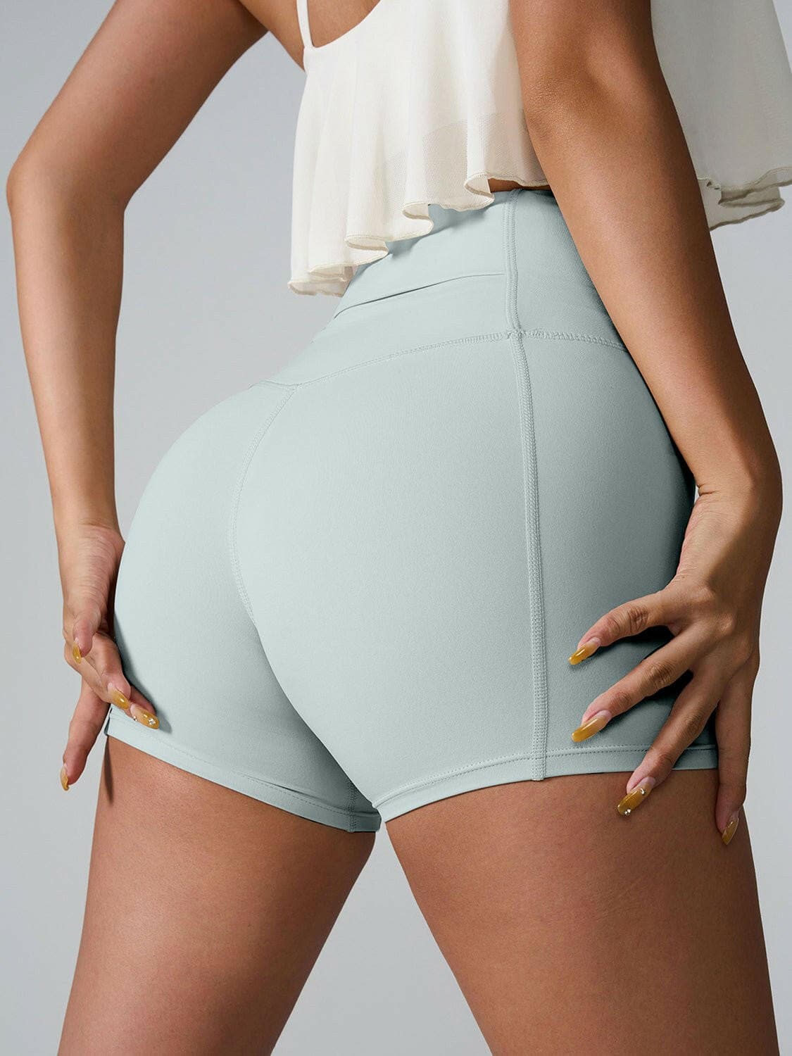 High Waist Active Shorts - Love Salve