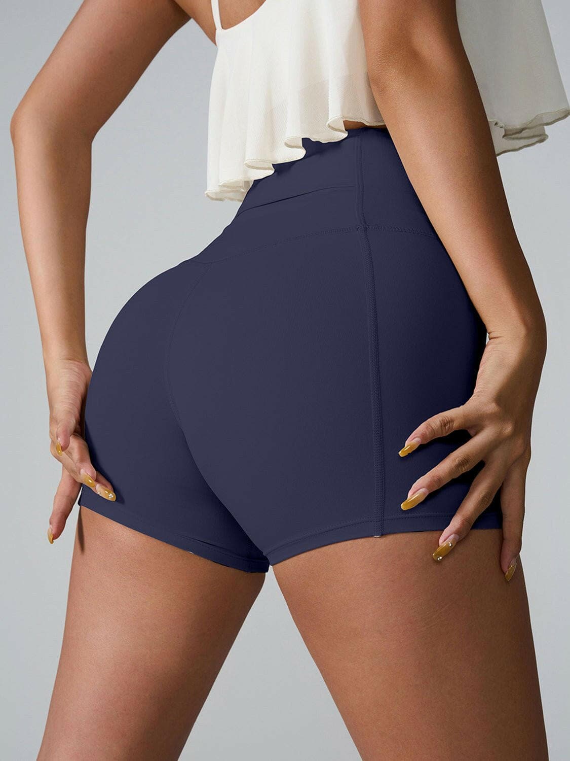 High Waist Active Shorts - Love Salve