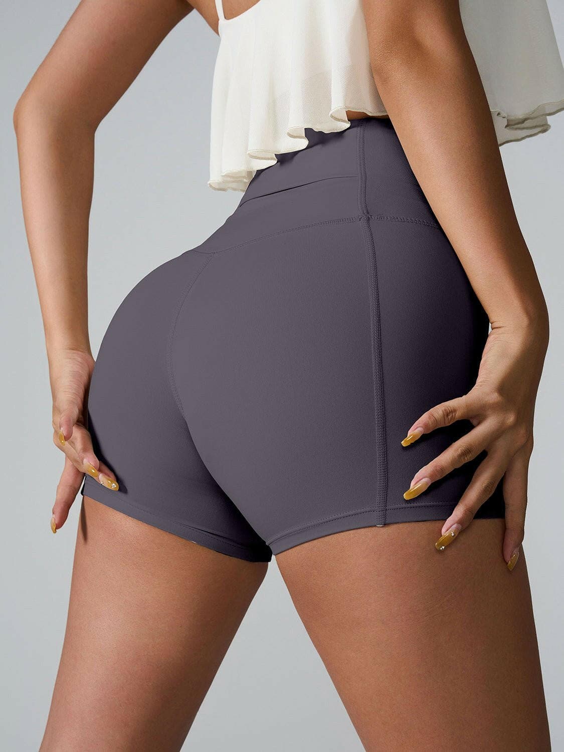 High Waist Active Shorts - Love Salve