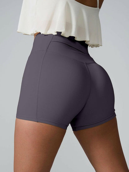 High Waist Active Shorts - Love Salve