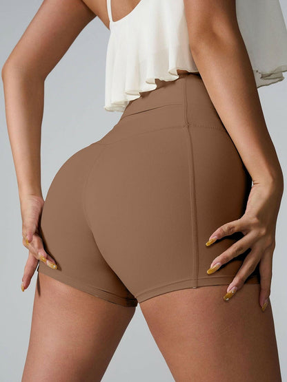 High Waist Active Shorts - Love Salve