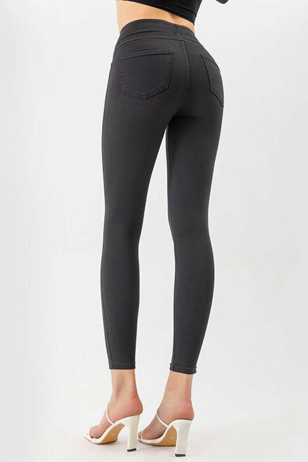 High Waist Skinny Jeans - Love Salve