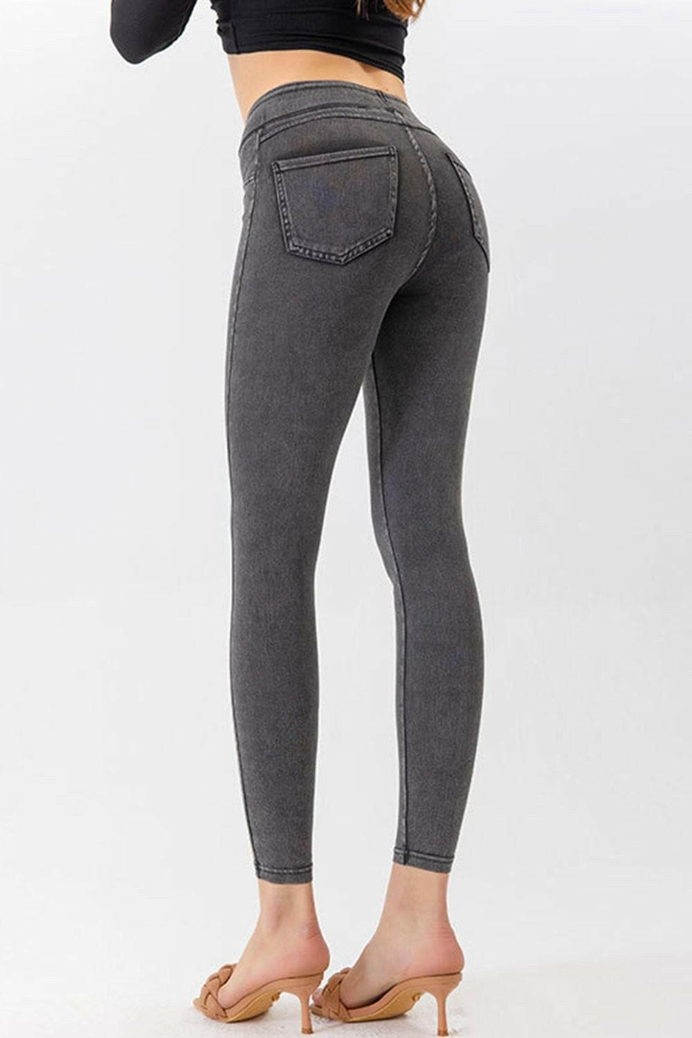 High Waist Skinny Jeans - Love Salve