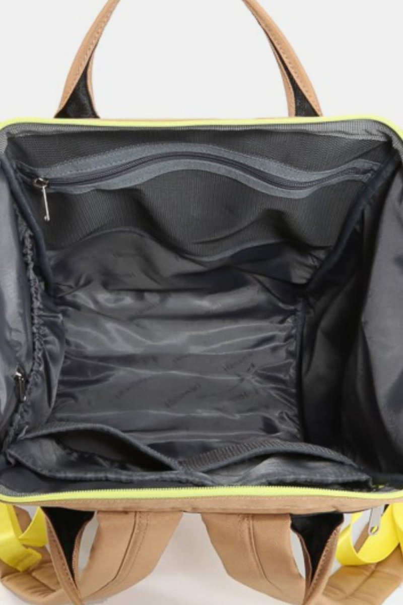 Himawari Contrast Waterproof Backpack Bag with Reinforced Edges - Love Salve