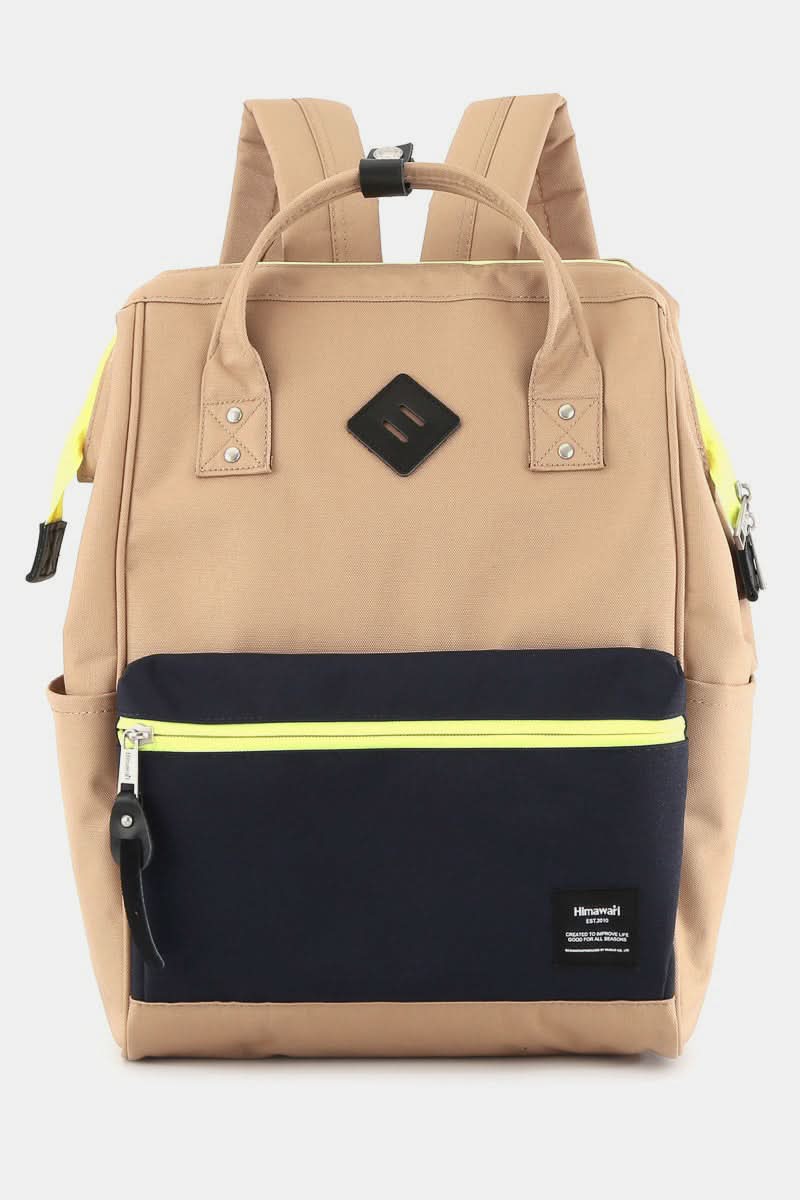 Himawari Contrast Waterproof Backpack Bag with Reinforced Edges - Love Salve 