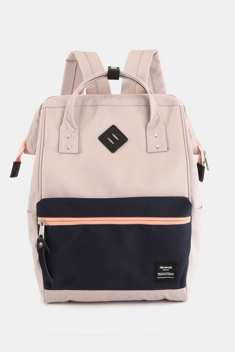 Himawari Contrast Waterproof Backpack Bag with Reinforced Edges - Love Salve