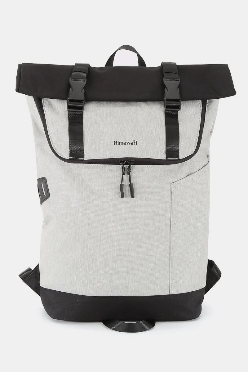 Himawari Contrast Waterproof Canvas Backpack Bag - Love Salve