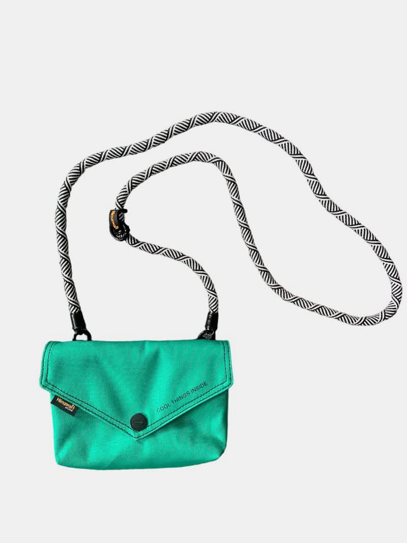 Himawari Solid Color Envelope Shape Crossbody Bag with Removable Strap - Love Salve 