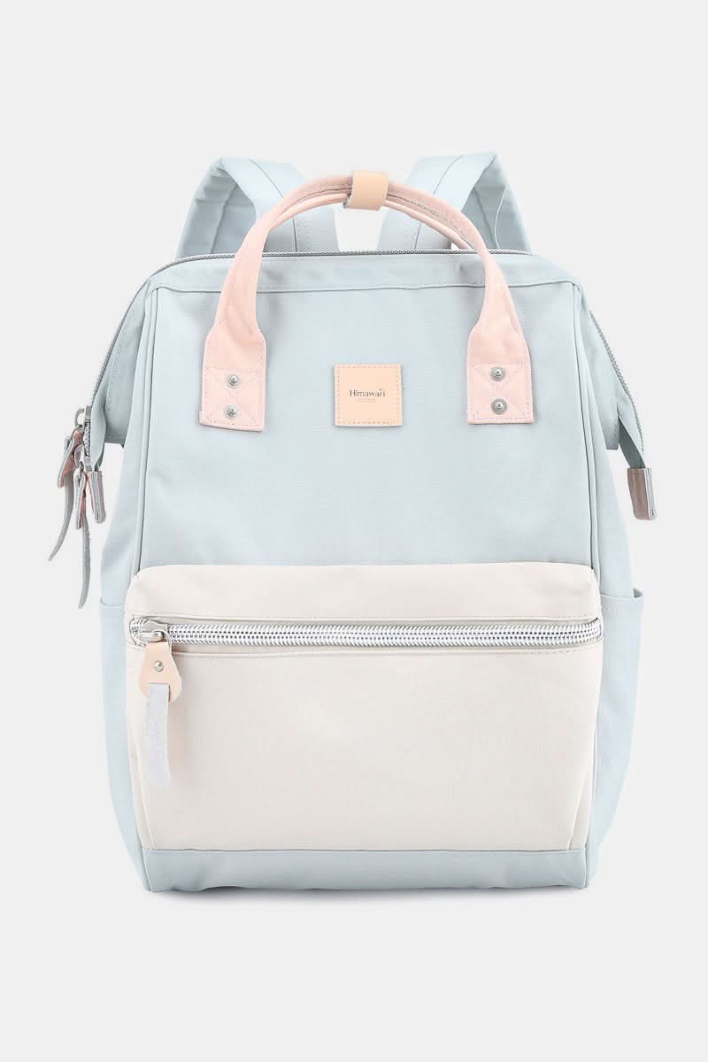 Himawari Water Resistant Canvas Backpack Bag with Side Pockets - Love Salve