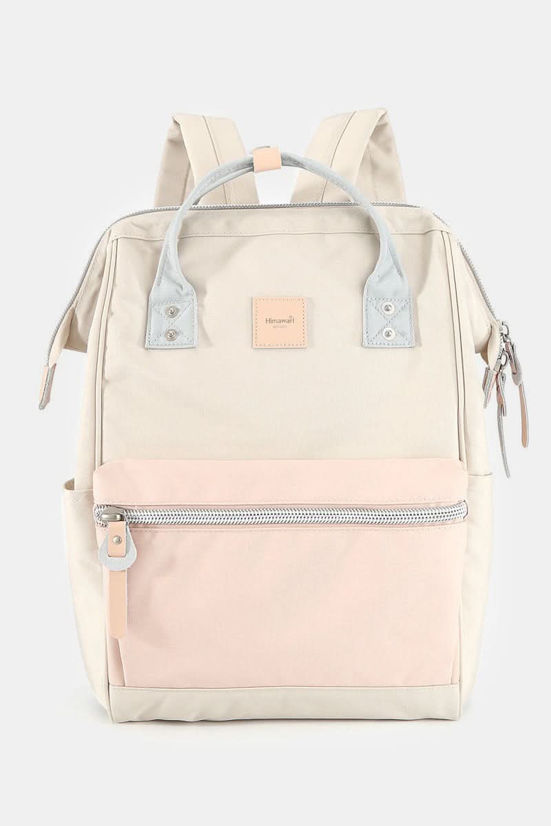 Himawari Water Resistant Canvas Backpack Bag with Side Pockets - Love Salve