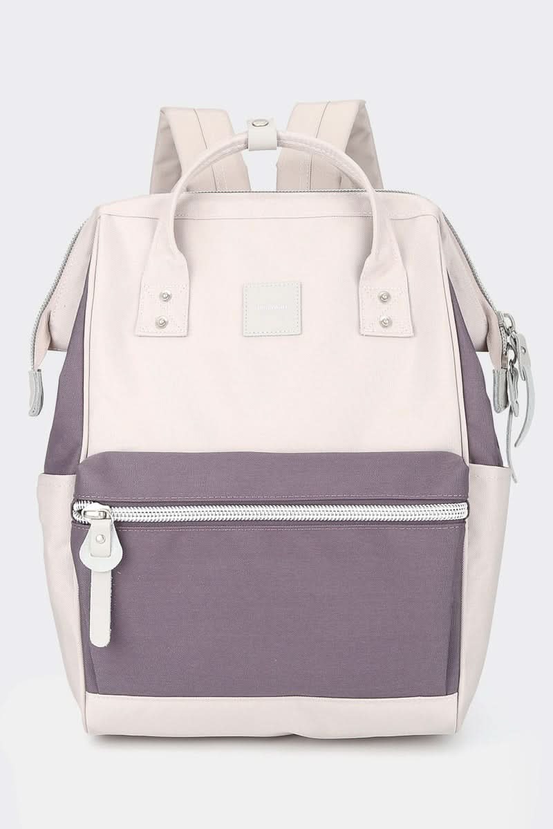Himawari Water Resistant Canvas Backpack Bag with Side Pockets - Love Salve