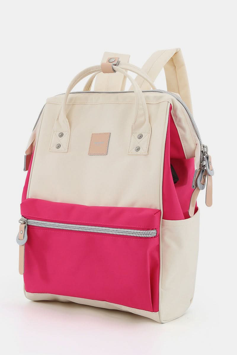 Himawari Water Resistant Canvas Backpack Bag with Side Pockets - Love Salve