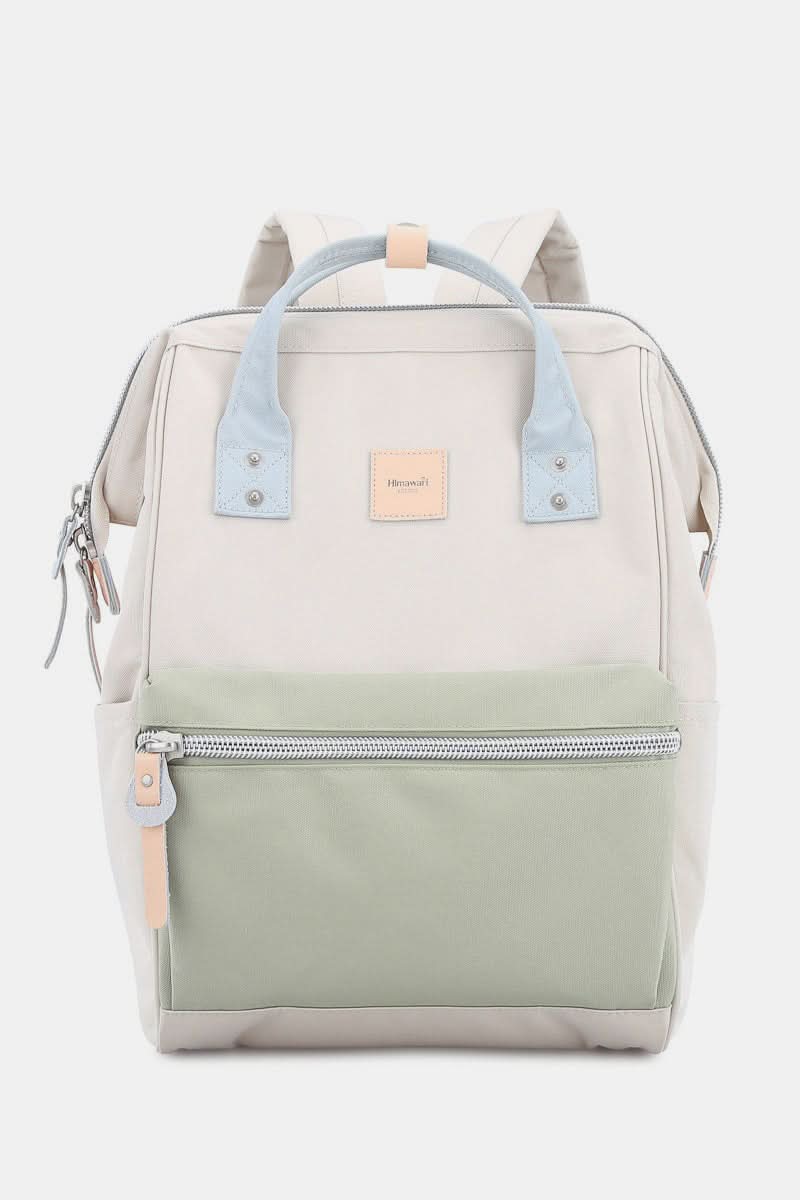 Himawari Water Resistant Canvas Backpack Bag with Side Pockets - Love Salve