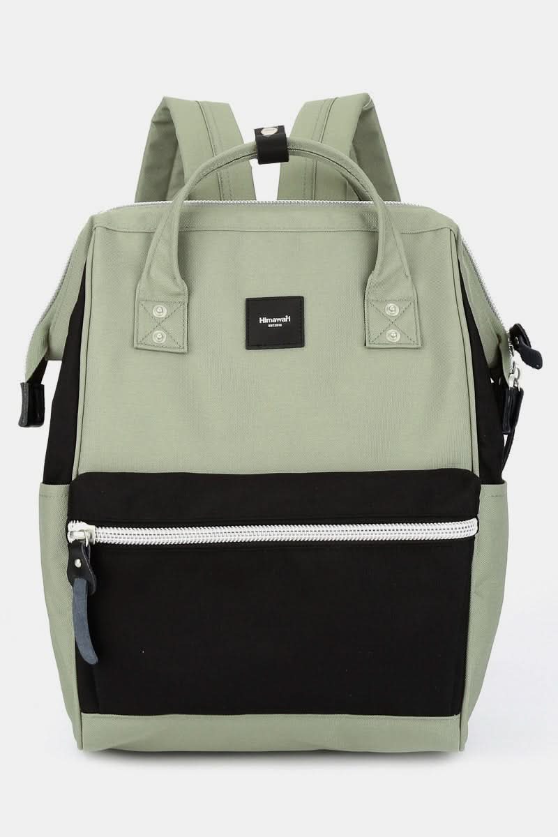 Himawari Water Resistant Canvas Backpack Bag with Side Pockets - Love Salve