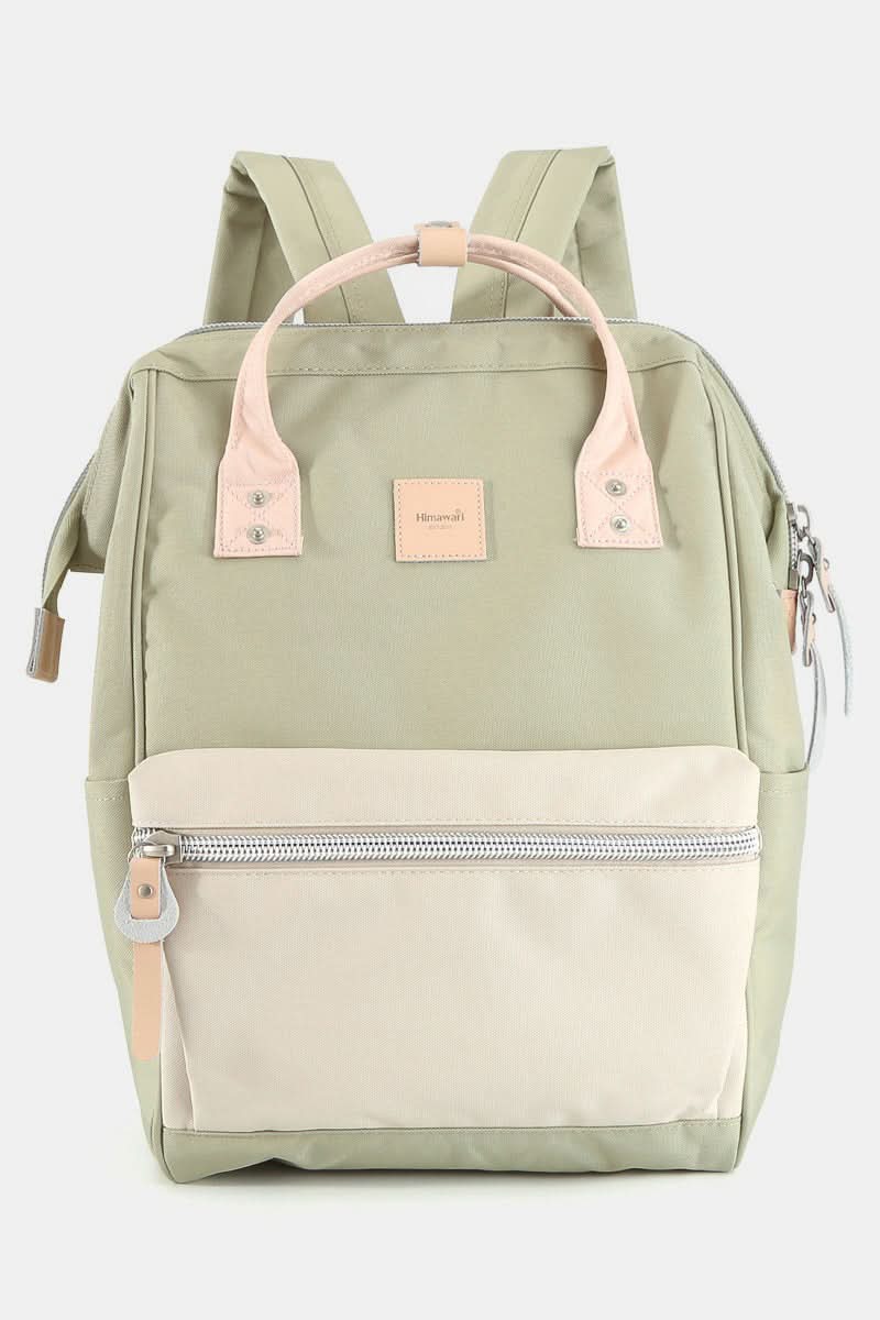 Himawari Water Resistant Canvas Backpack Bag with Side Pockets - Love Salve