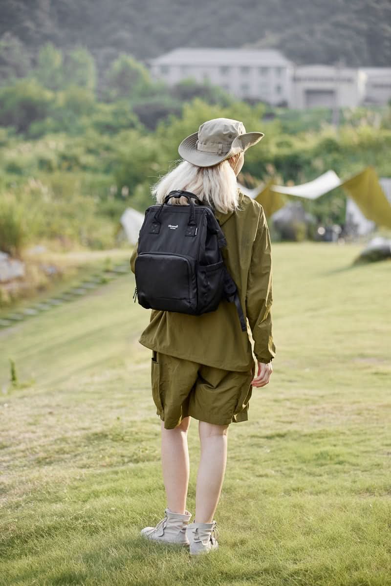 Himawari Waterproof and Anti - Theft Nylon Backpack Bag - Love Salve