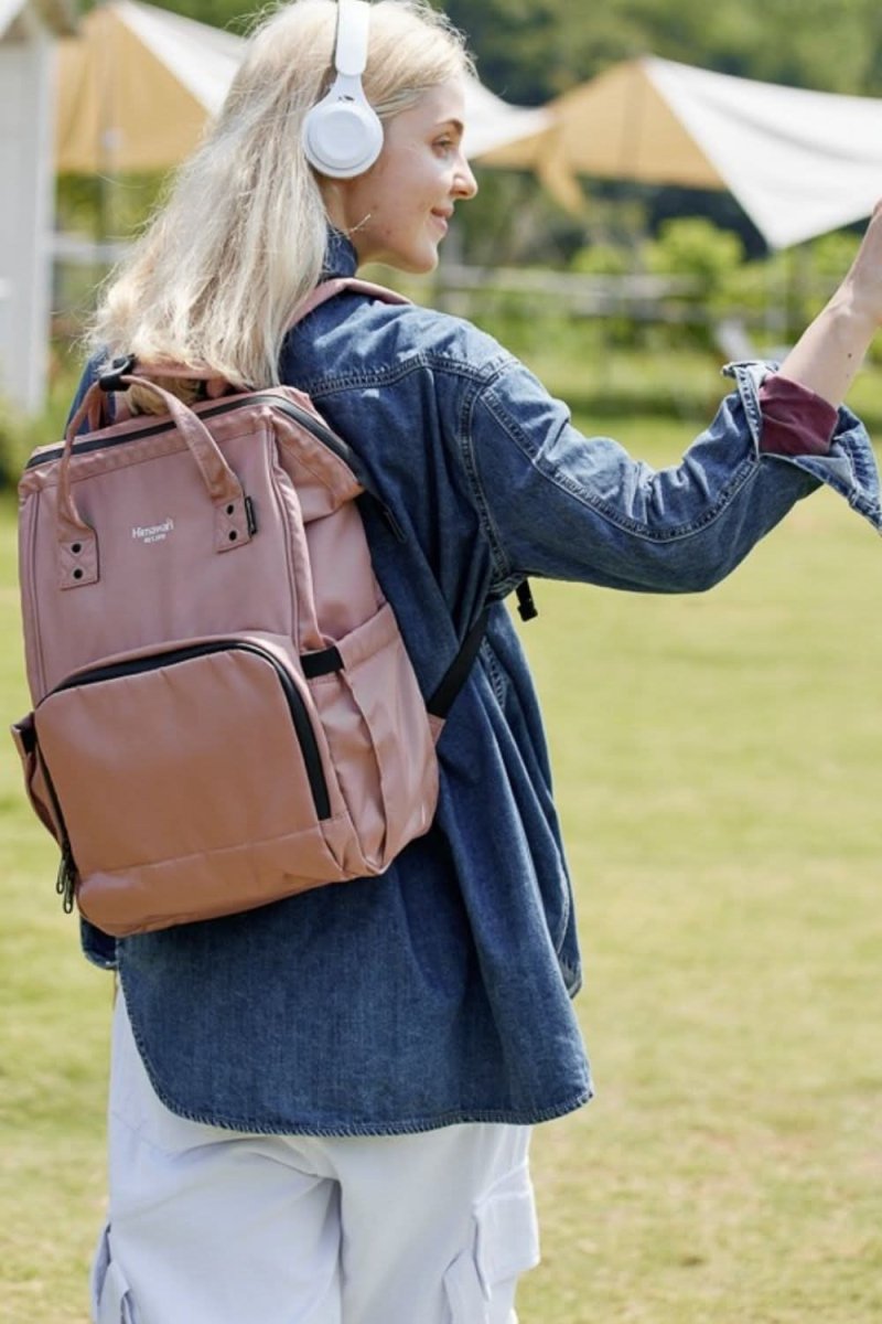 Himawari Waterproof and Anti - Theft Nylon Backpack Bag - Love Salve