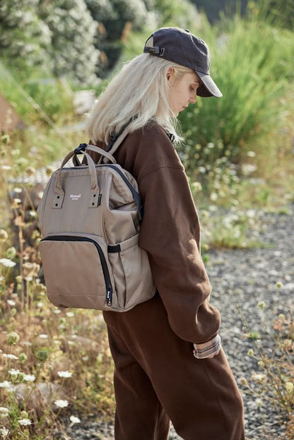 Himawari Waterproof and Anti - Theft Nylon Backpack Bag - Love Salve